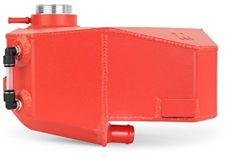 Mishimoto MMRT-RS-16EWRD Aluminium Coolant Expansion Tank Compatible With Ford Focus ST 2013+ Wrinkle Red