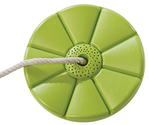 AXI Tellerschaukel in Hellgrün | Teller Schaukel aus Kunststoff 27 cm groß für Kinder | Indoor/Outdoor geeignet
