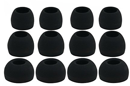 ALL-B) Ersatzohraufsätze für In-Ear-Kopfhörer (4- / 4- / 4- / 4- / 4-l-Design, 12 Stück