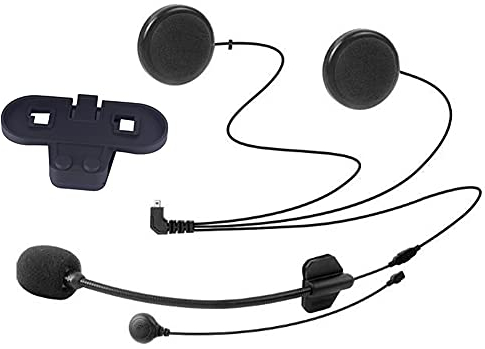 FreedConn Motorrad Intercom Zubehör,Motorrad kopfhörer + Clip für Motorradhelm Bluetooth gegensprechanlage TCOMSC und TCOMVB, (Ältere Versionen vor 2021),8Pin
