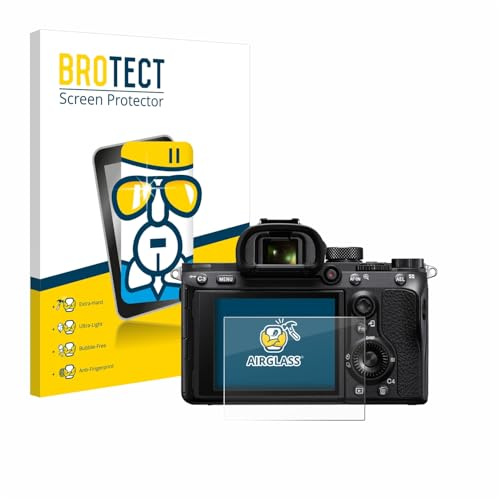 BROTECT Schutzglas für Sony Alpha 7 III (ILCE-7M3) | Transparenter Displayschutz Made in Germany Schutzfolie Panzer Folie Glas 9H Anti-Fingerprint Einfache Montage Clear