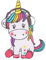Unicorn Patch 3D Sticker Logo Patch Iron Patches for Clothing Patchwork DIY Fashion Unicorns Clothes for Children Applique