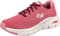 Skechers Women's Arch Fit Big Appeal Sneaker,Rose Mesh / Burgundy Trim,3 UK