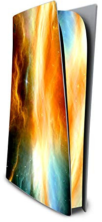 Finest Folia Protector de pantalla compatible con PS5, funda para videoconsola, carcasa de vinilo, antiarañazos, diseño RX023 (edición digital, n.º 1 Cosmos)