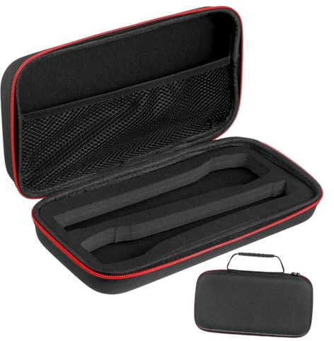 Milisten 2pcs Box Bag USB Data Cable Storage Box Microphones Case with Foam Zipper Bag Carrying Bag Sponge Water Proof Stand