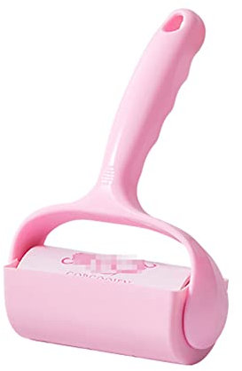 ZAJ Rullo levapelucchi Rullo per Pelucchi per Vestiti, 60 Fogli per Ricarica, Spazzola per Pelucchi Adesiva Kit per la rimozione dei peli di Animali Domestici per Moquette Seggiolini Auto Cani Gatti