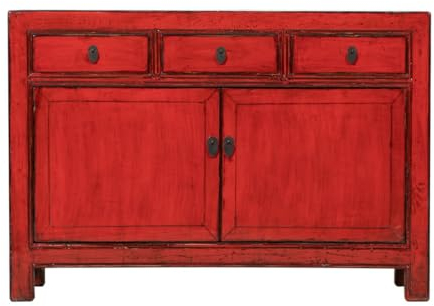Yajutang Antikes Sideboard chinesische Kommode rot