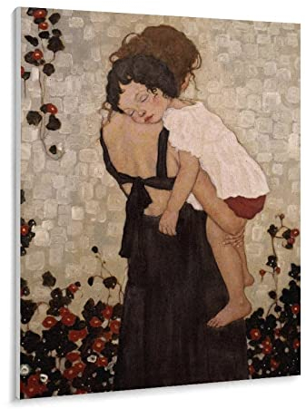 Mutter Und Kind Von Gustav Klimt Replik Poster Papier Puzzle 1000 Stück Adult Toys Dekompressionsspiel(50x70cm-z30p