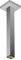 hansgrohe Deckenanschluss E, 30 cm, 24339000, Farbe: Chrom