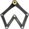 FoldyLock Forever Folding Bike Lock - Sold Secure Gold Patented High Security Bike Lock with Key - Heavy Duty Anti Theft Bike Lock with Frame Mount for Electric Bikes and City Bikes - 90cm