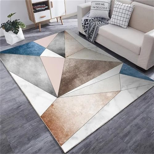 RUGMRZ Vorzimmer Teppich Geometrie Salon küchenteppich antirutsch Mehrfarbig jugendzimmer landhausstil deko vorzimmer Teppich zimmerdeko300x400CM