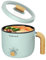 Audecook Electric Hot Pot, 1.5L Rapid Noodles Cooker, Portable Nonstick Mini Multicooker, Electric Skillet with Dual Power Control for Ramen/Pasta/Egg/Soup/Oatmeal (Green)