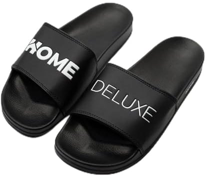 Home Deluxe Pantoletten LEPI Unisex (Schwarz, EU Schuhgrößensystem, Erwachsene, Damen, Numerisch, M, 41)