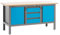 MSW MSW-TOOLC-003A Werkbank 169 x 86,5 cm 1000 kg 3 Schubladen 2 Fächer Werktisch Werkstatttisch Werkstattbank Arbeitstisch Werkstatt