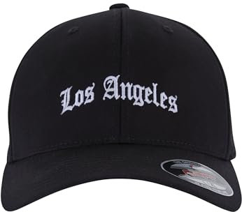Mister Tee Unisex Los Angeles Flexfit S/M blk/blk