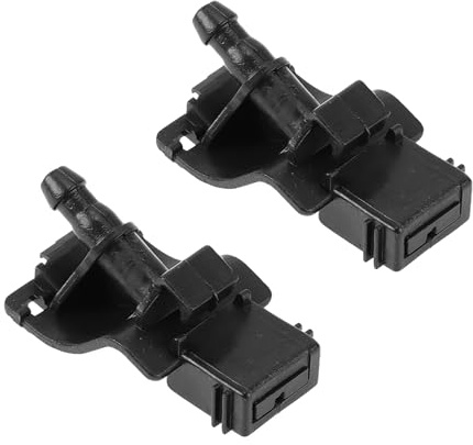 Partuto Boquilla De Lavado De Parabrisas Para Toyota Rav4 2006-2011 2Pcs | Negro, Plástico, Para Toyota Camry 2007-2011, Oe:8538130170, Reemplazo Directo, Fácil Instalación.
