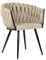 Pole to Pole Esszimmer Stühle - Wave Küchenstühle Modern - Essstühle - Samt Stuhl - Beige