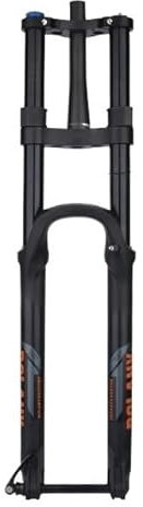 Fourche Vtt Fourche VTT 27,5 29 pouces for vélo électrique, axe cylindrique, amortissement, alliage d'aluminium, suspension à pression d'air, tube droit/conique Fourche Vtt 26 Pouces(27.5 Tapered blac
