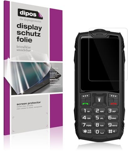 dipos I 4x Schutzfolie klar passend für Hammer H Basalt Folie Displayschutzfolie, Ultra-Dünn, Case-Friendly
