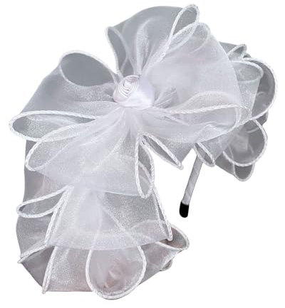 Netz-Haarband mit Schleife, elegant, französischer Tüll, Haarstyling-Zubehör für Damen, ästhetisch, formell, Bankett, Haarreifen