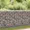 Home & Garden Gabion Mur avec couvercles en acier galvanisé 60 x 30 x 100 cm