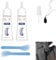 Reifenreparaturkleber, Reifenkleber Autoreifen, 60ml x 2 Reifenreparatur Kleber, Hohe Temperaturbeständigkeit, Reifendichtmittel für Auto/Motorrad/Fahrrad, Repariert Schnell Reifenrisse, Löcher