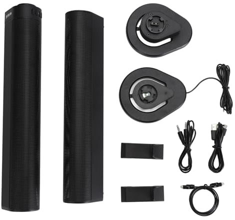 Mtlavishishing Kit Altoparlante Bluetooth 40W con Subwoofer 3D Stereo Home Theater Wireless per Computer e TV con Batteria 2000 mAh e Forte Compatibilità