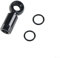Kit de frenos de bicicleta con tuerca de manguera y conector, apto para SLX para XT para XTR, material de aleación de aluminio (negro)