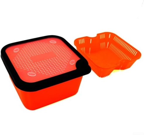 Köder-Management Made Müheloses 2-in-1-Sieb und Behälter für Angler (5.5-OS)