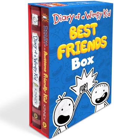 Diary of a Wimpy Kid Best Friends: 2-Book Hardcover Gift Set: Diary of a Wimpy Kid and Diary of an Awesome Friendly Kid