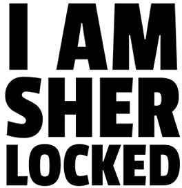 I Am Sher Locked: Notizbuch Journal Tagebuch 100 linierte Seiten | 6x9 Zoll (ca. DIN A5)