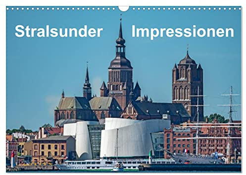 Stralsunder Impressionen (Wandkalender 2026 DIN A3 quer), CALVENDO Monatskalender: Ansichten der Hansestadt Stralsund (CALVENDO Orte)