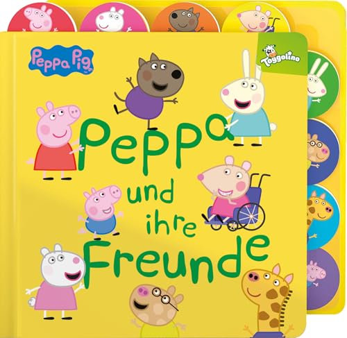 Peppa Pig: Peppa und ihre Freunde: Pappbilderbuch mit Register