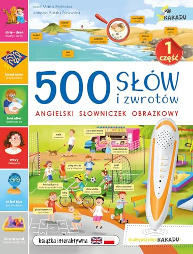 500 słów i zwrotów Angielski słowniczek obrazkowy Część 1: Seria z piórem Kakadu