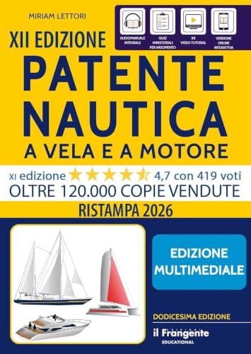 Patente nautica a vela e a motore. Con espansione online. Con File audio online