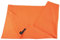 TigerTie Damen Nickituch Halstuch in orange einfarbig Uni - Tuchgröße 60 x 60 cm - 100% Baumwolle