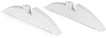 Klarstein Wonderwall Pieds de Support pour Chauffage Infrarouge Wonderwall - Plastique, 2 pièces, Accessoires, Argent
