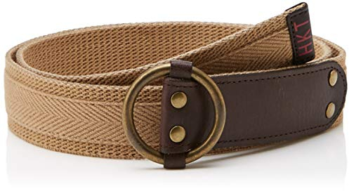 HKT by Hackett London Herren HKT Washed Canvas Belt Gürtel, Braun (Tan 869), No Aplica|#682 (Herstellergröße: S)