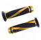 SFONIA 2pcs Motorrad Hand Griffe Lenkergriffe 22MM 7/8 Anti-Rutsch-Gummi Gasgriff Motorrad Universal für Motorrad-Roller Quad Cruiser Offroad (Gelb)