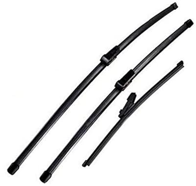 AERO SCHEIBENWISCHER 530/475 + BOSCH A330H KOMPLETTSATZ VORNE + HINTEN WISCHBLÄTTER