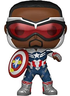 Funko POP! Marvel Year Of the Shield - Captain Falcon America - the Falcon and the Winter Soldier - Amazon Exclusive - Collectable Vinyl Figure - Gift Idea - Official Merchandise - TV Fans