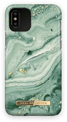 IDEAL OF SWEDEN IDFCSS21-I1958-258 - Fashion Case - Mint Swirl Marble - für Apple iPhone 11 Pro, Apple iPhone XS, Apple iPhone X
