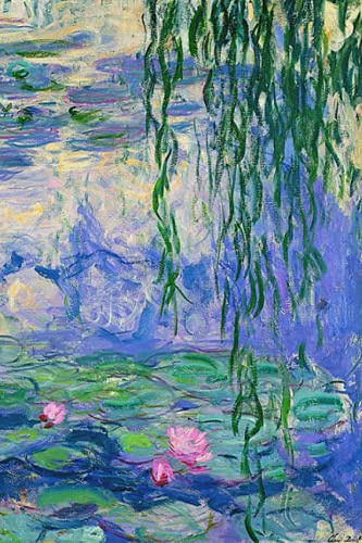 Monet Water Lilies Notebook: Claude Monet Water Lilies Blank Lined Journal