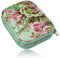 Oriental riverkit Custodia Uncinetti, 17,5 * 14 * 4cm Borsa Porta Ferri da Maglia per Crochet Ganci e Accessori, Cerniera Portatile, impermeabile, Motivo floreale di peonia (No Accessori Inclusi)