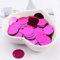 10 g/pacco paillettes rotonde 6 mm 8 mm 10 mm 15 mm 20 mm 30 mm paillettes da cucire per artigianato, accessori per gioielli, abiti da sposa artigianali 28 colori-fucsia, 15 mm 10 g 120 pezzi