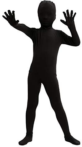 Spooktacular Creations Disfraz de Segunda Piel Negro Unisex Niño