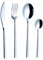 EXZACT Couverts Forgés en inox/Ensemble de Coutellerie en acier inoxydable - 20 PIÈCES: 5 x Fourchettes, 5 x Couteaux, 5 x Cuillères, 5 x Cuillère à café