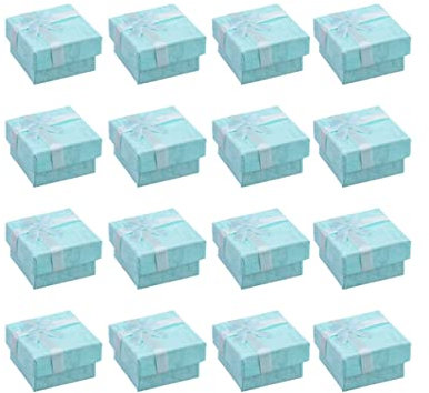 Cabilock 30 Stück Kartons Schmuckverpackung Schmuckschatullen Aus Pappe Vitrine Für Armbänder Mini Schmuckorganisator Für Halsketten Schmuckbeutel Für Den Massenverkauf 4x Pappkarton Klein