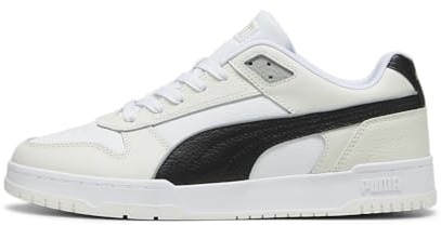 PUMA Unisex Rbd Game Low Sneaker, White Black Vapor Gray, 41 EU