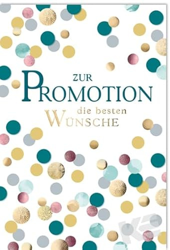 KE - Herzlichen Glückwunsch zur Beförderung, DIN B6 176x125mm, Hochwertige Grußkarte mit Motiv: Wünsche